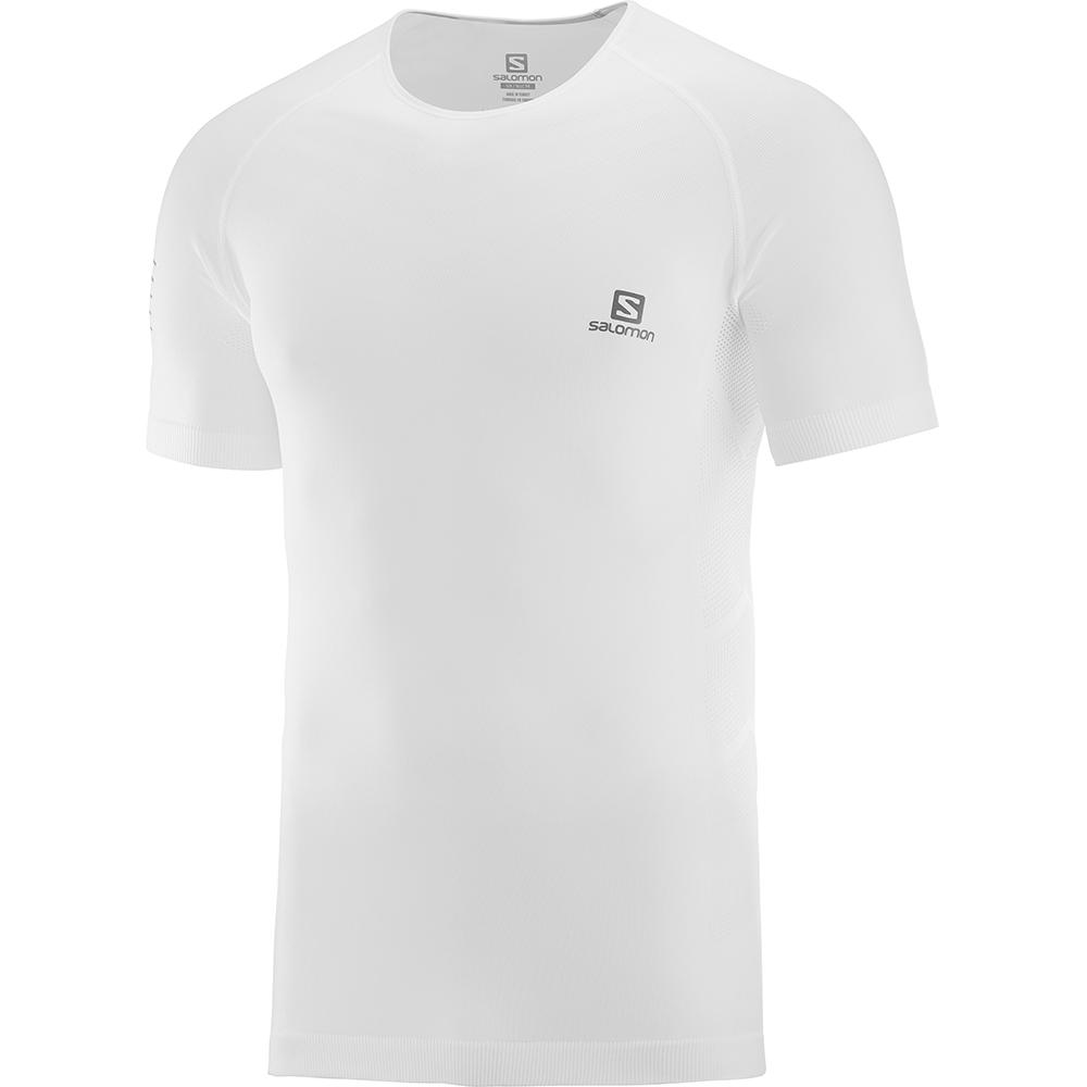SALOMON UK SENSE PRO M - Mens T-shirts White,EJBL08654